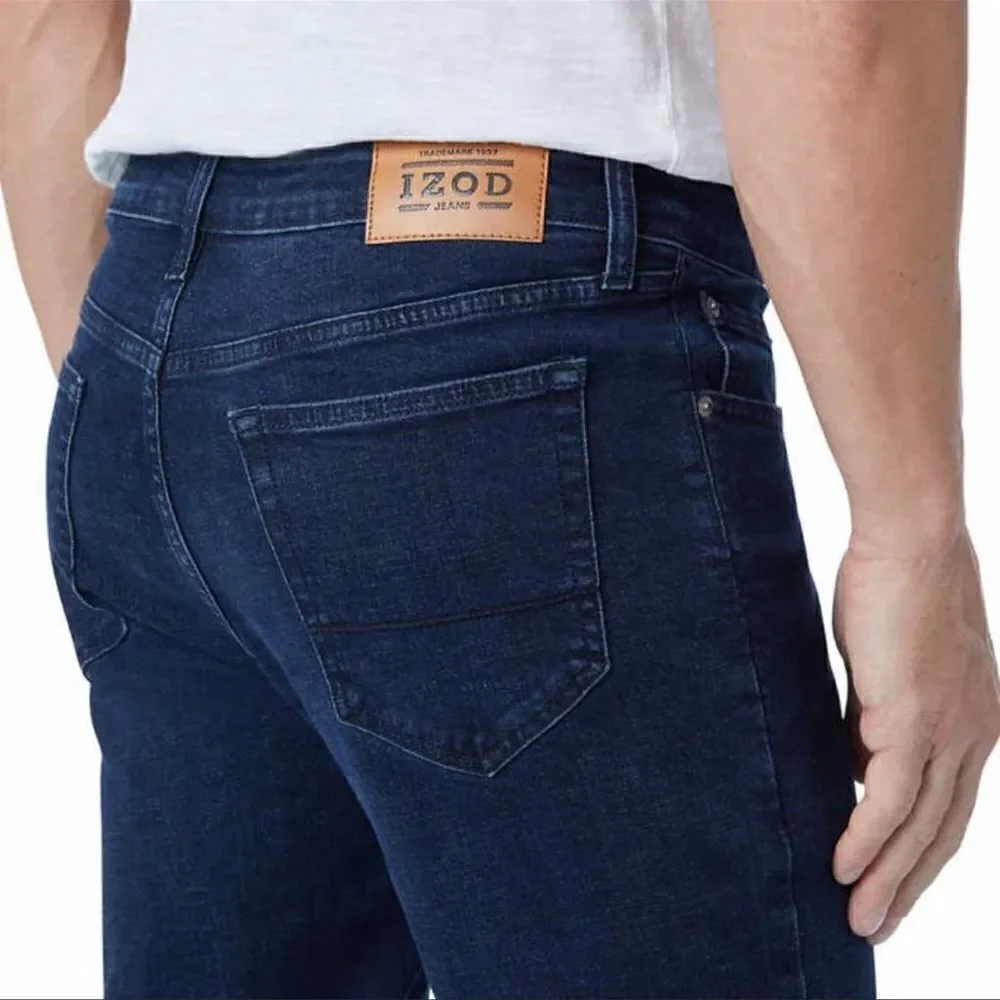Izod  Men's  Blue Jean straight Fit Dark Blast Size 40x29 #14
